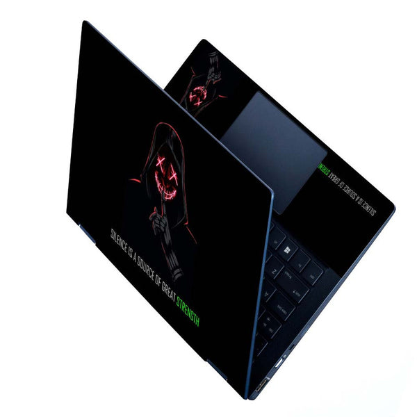 Full Panel Laptop Skin - Silence Strength