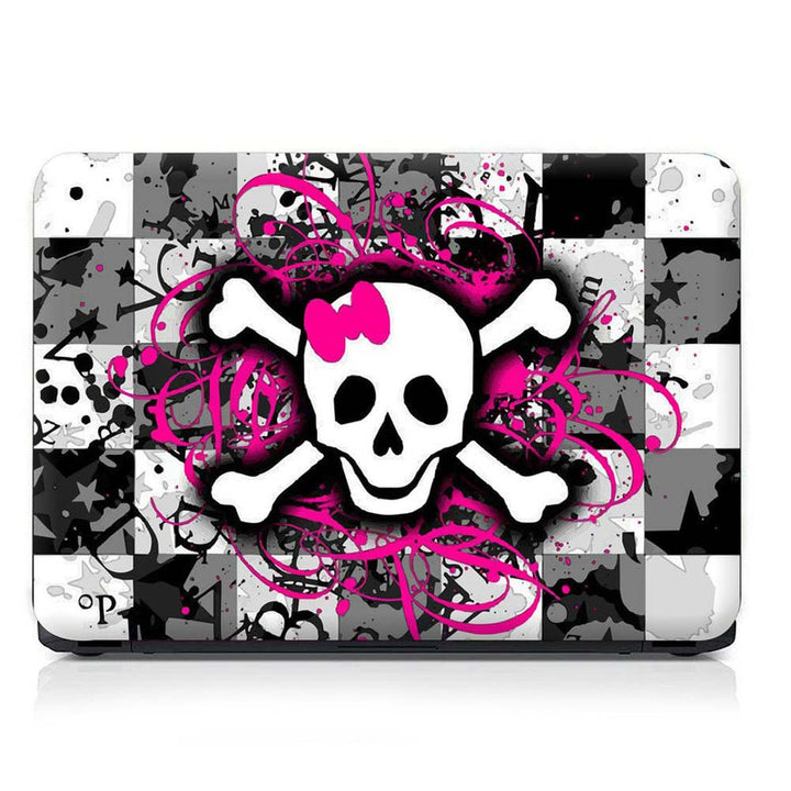 Full Panel Laptop Skin - Skull Chess