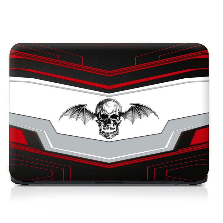 Full Panel Laptop Skin - Skull Wings