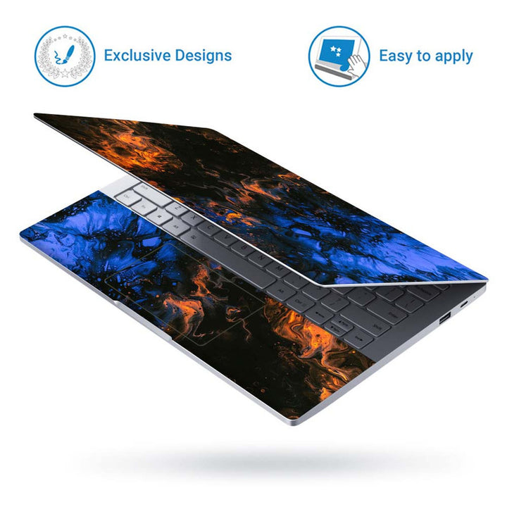 Full Panel Laptop Skin - Smoke Marble Series