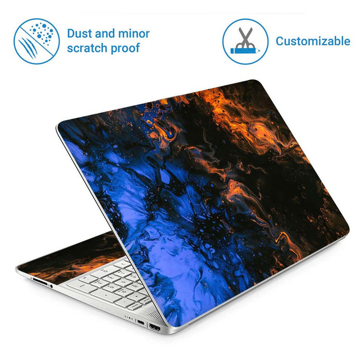 Full Panel Laptop Skin - Smoke Marble Series