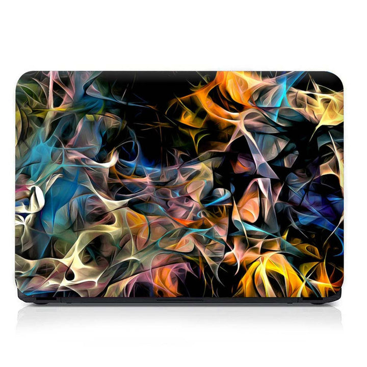 Full Panel Laptop Skin - Smoky Fractal Pattern