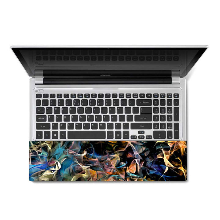 Full Panel Laptop Skin - Smoky Fractal Pattern