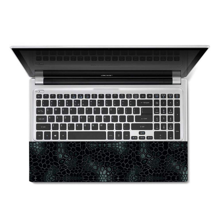 Full Panel Laptop Skin - Snake Skin Black