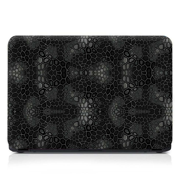 Full Panel Laptop Skin - Snake Skin Black