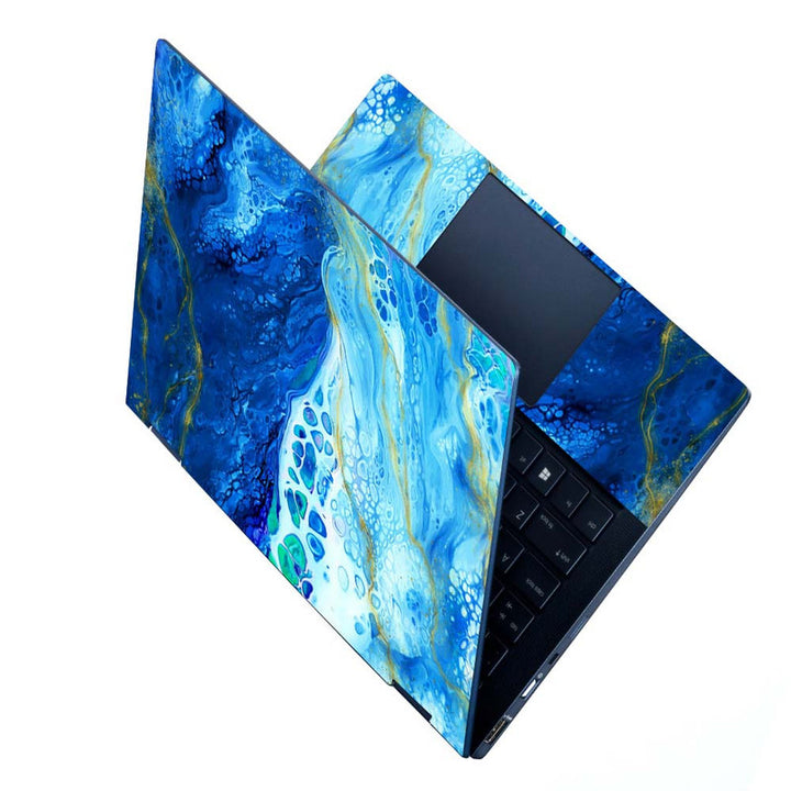 Full Panel Laptop Skin - Snake Skin Effect on Stone