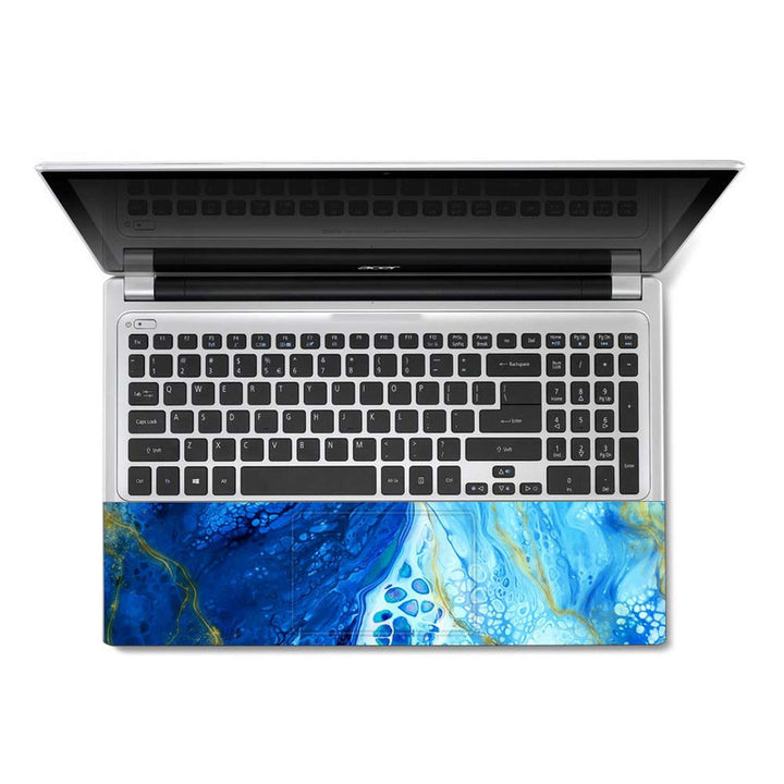 Full Panel Laptop Skin - Snake Skin Effect on Stone