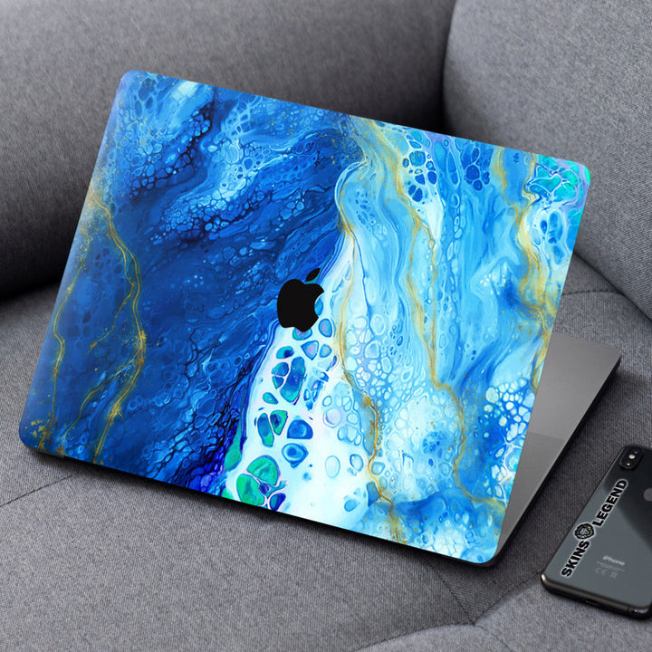 Laptop Skin for Apple MacBook - Snake Skin Effect on Stone - SkinsLegend