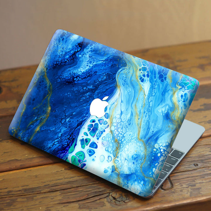 Laptop Skin for Apple MacBook - Snake Skin Effect on Stone - SkinsLegend