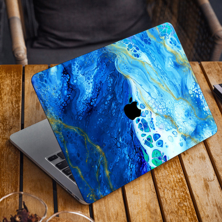 Laptop Skin for Apple MacBook - Snake Skin Effect on Stone - SkinsLegend