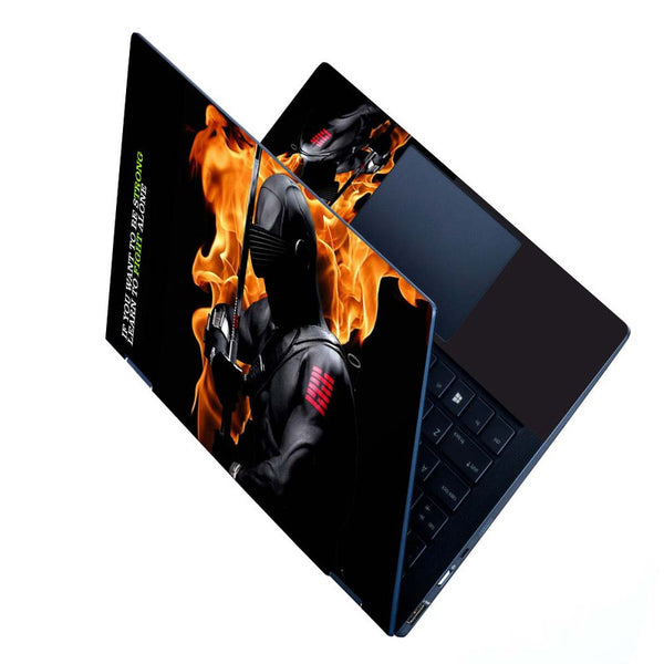 Full Panel Laptop Skin - Soldier Fight Alone