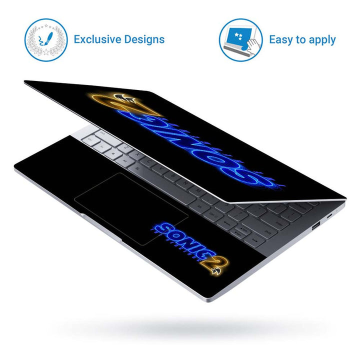 Full Panel Laptop Skin - Sonic 2