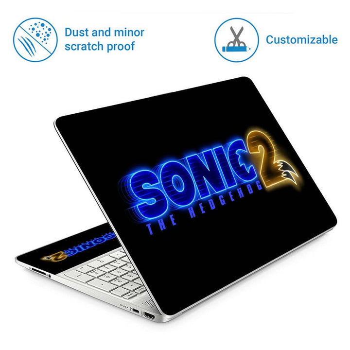 Full Panel Laptop Skin - Sonic 2