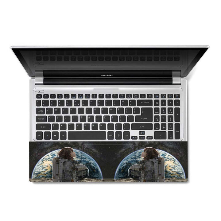 Full Panel Laptop Skin - Space Astronaut Anime