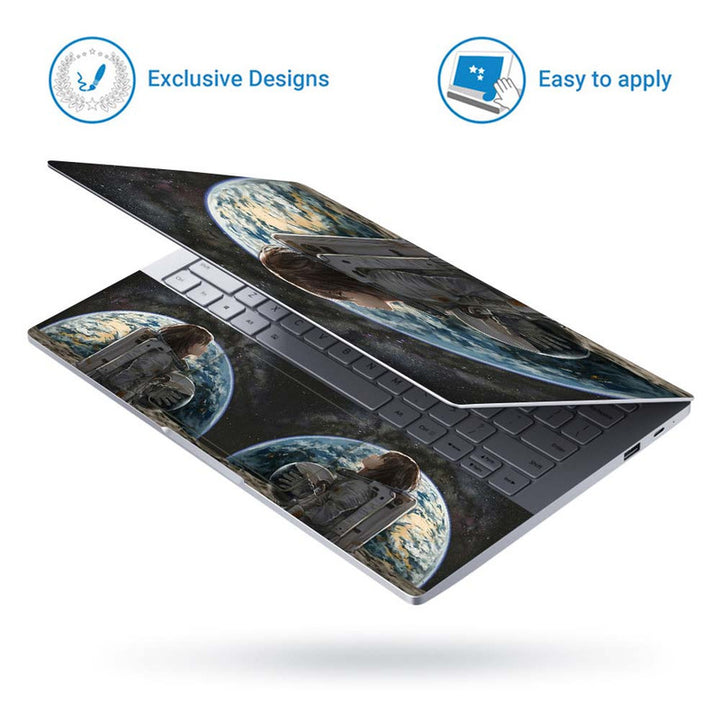 Full Panel Laptop Skin - Space Astronaut Anime