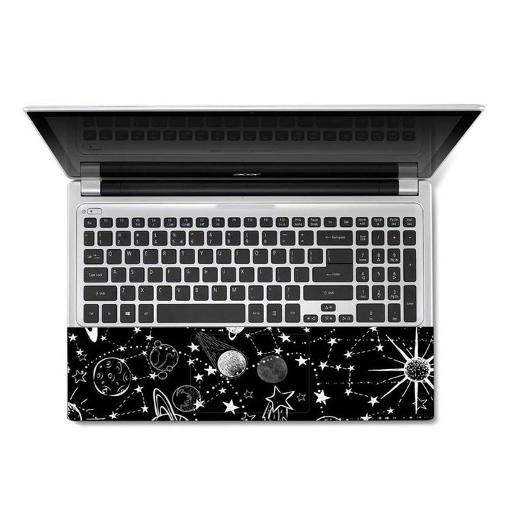 Full Panel Laptop Skin - Space Stars Connected