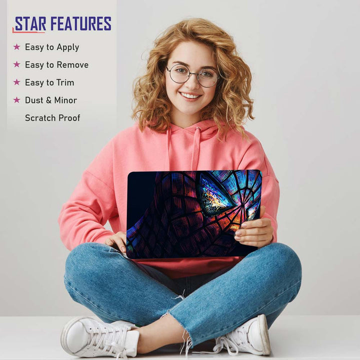 Full Panel Laptop Skin - Spider Eyes