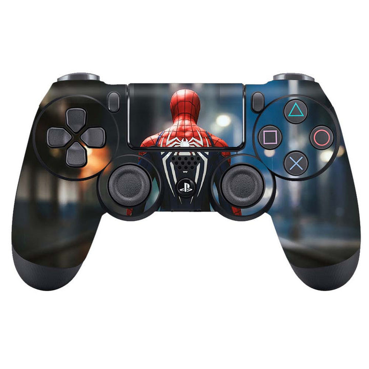 Skin Wrap Vinyl Sticker for DualShock 4 Wireless Controller- Spider Ma ...