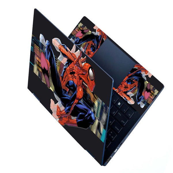 Full Panel Laptop Skin - Spider Man Double Effect