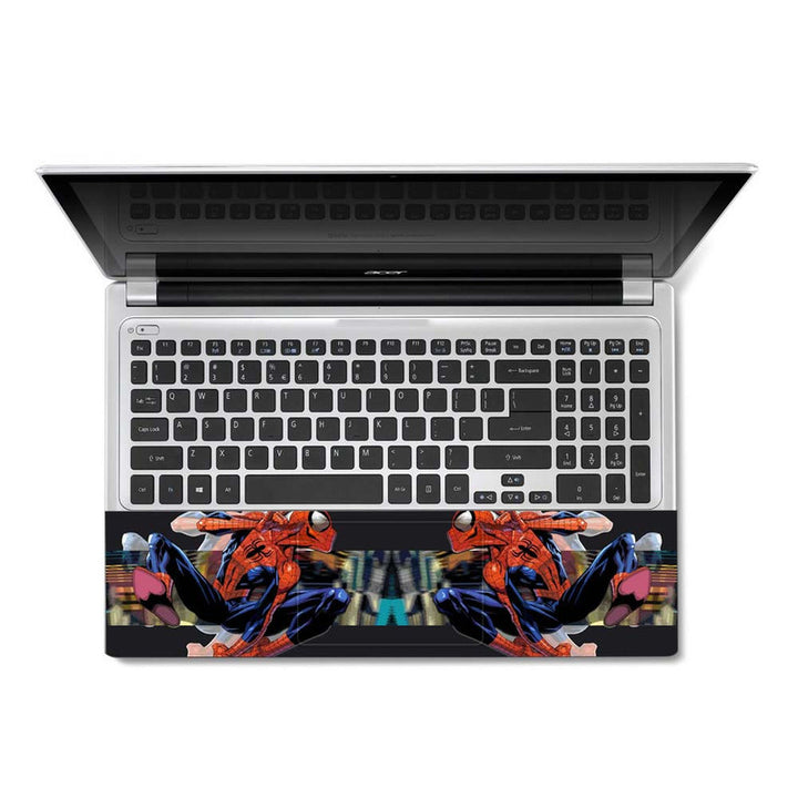 Full Panel Laptop Skin - Spider Man Double Effect