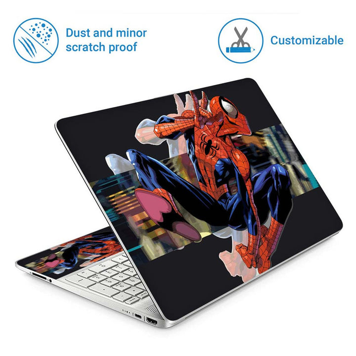 Full Panel Laptop Skin - Spider Man Double Effect