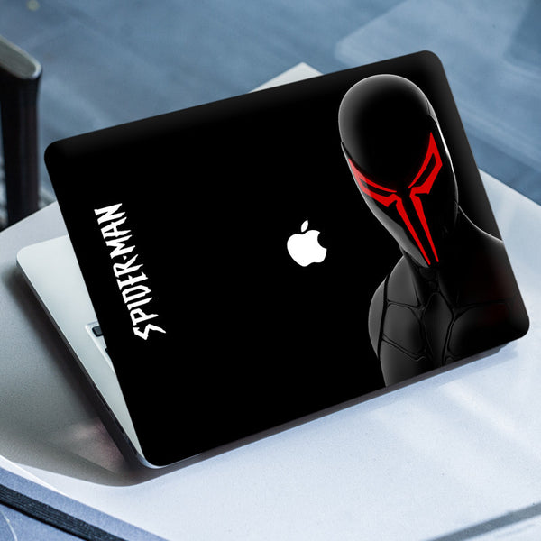 Laptop Skin for Apple MacBook - Spiderman Black - SkinsLegend