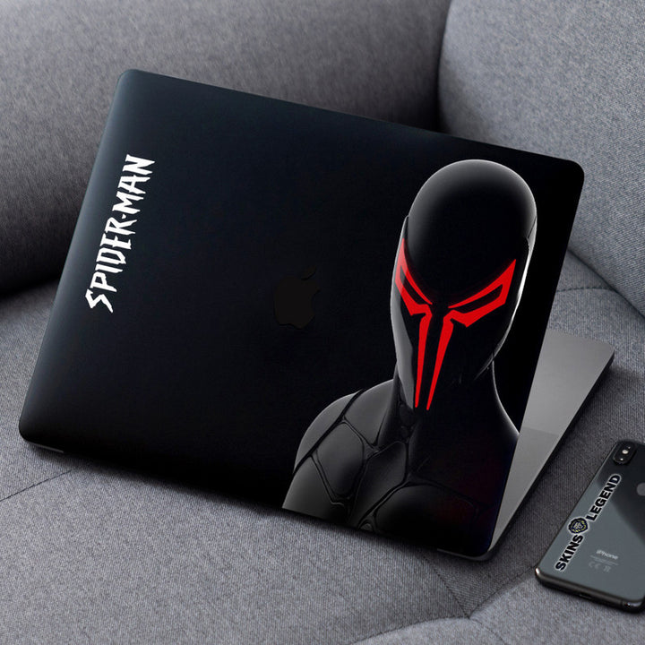 Laptop Skin for Apple MacBook - Spiderman Black - SkinsLegend