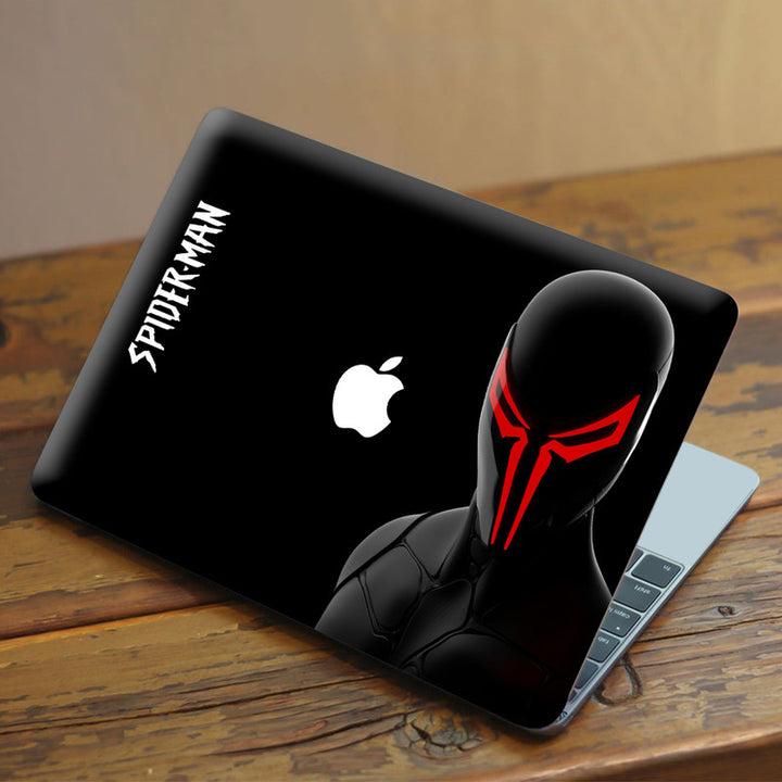 Laptop Skin for Apple MacBook - Spiderman Black - SkinsLegend