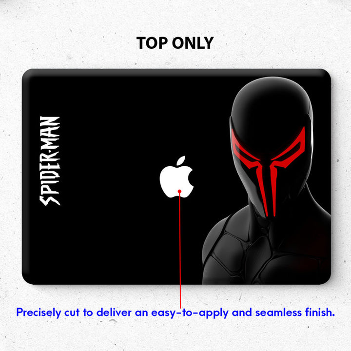 Laptop Skin for Apple MacBook - Spiderman Black - SkinsLegend