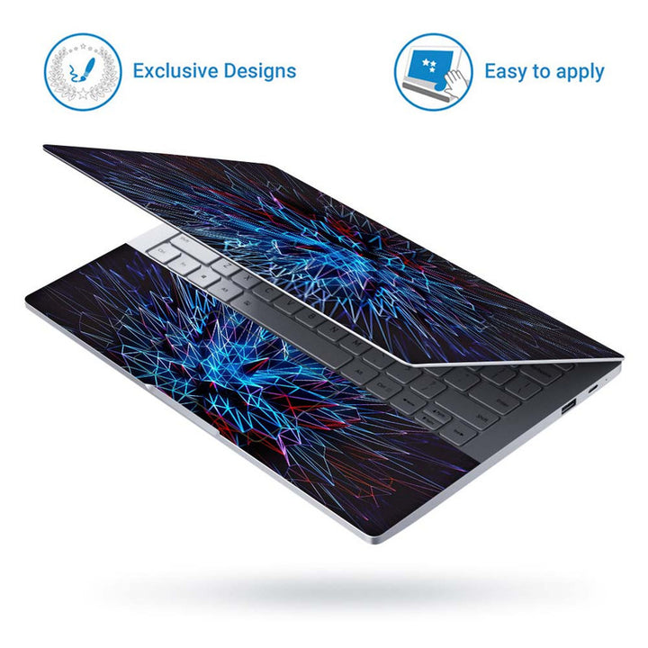 Full Panel Laptop Skin - Spikes Abstract