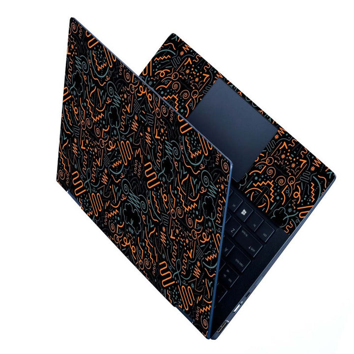 Full Panel Laptop Skin - Spiral Abstract