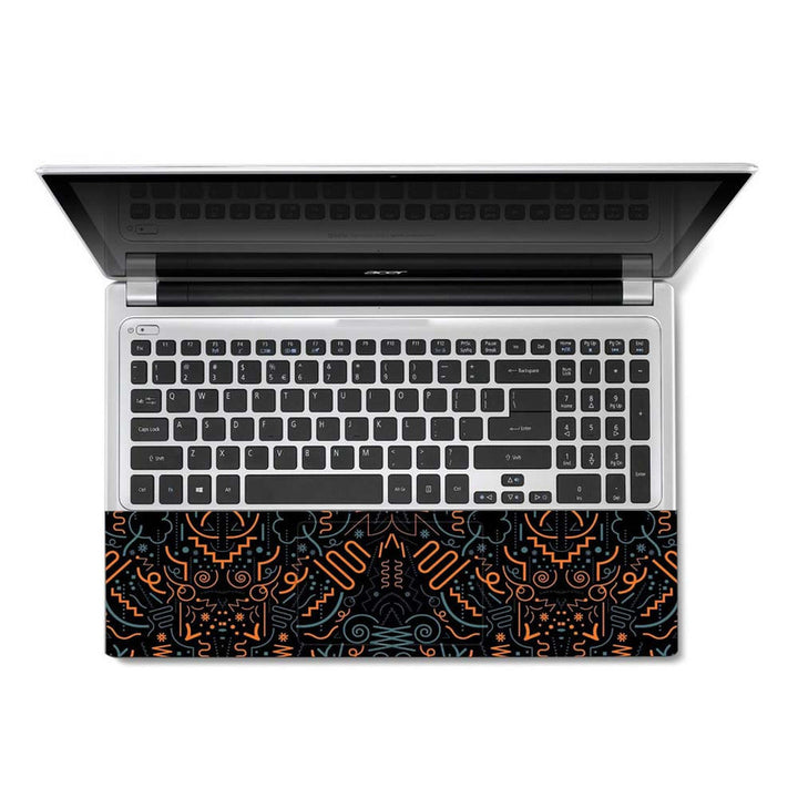 Full Panel Laptop Skin - Spiral Abstract