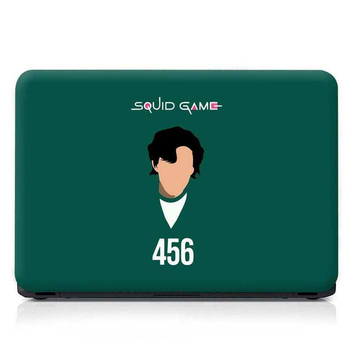 Full Panel Laptop Skin - Squid Game 456 Green