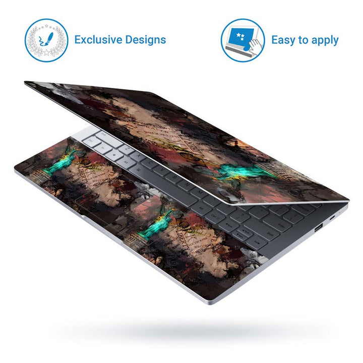 Full Panel Laptop Skin - Statue of Liberty 3D Rendering