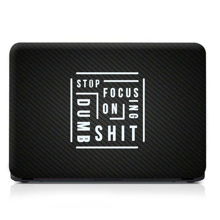 Full Panel Laptop Skin - Stop Focus