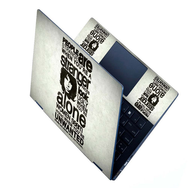 Full Panel Laptop Skin - Stranger Alone