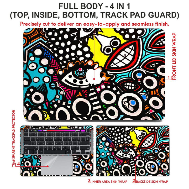 Laptop Skin for Apple MacBook - Street Art Graffiti - SkinsLegend