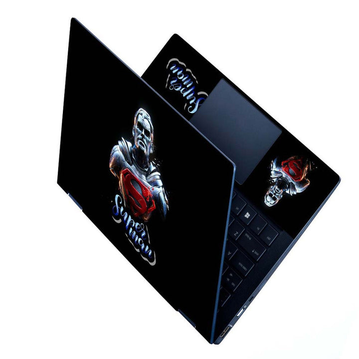 Full Panel Laptop Skin - Superman Structure