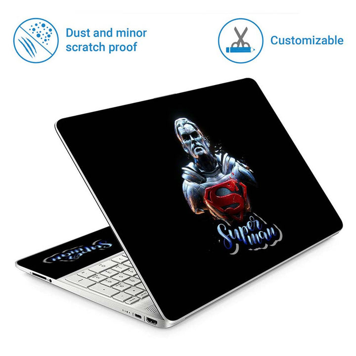 Full Panel Laptop Skin - Superman Structure