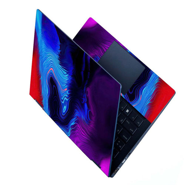 Full Panel Laptop Skin - Swirls Abstract Art