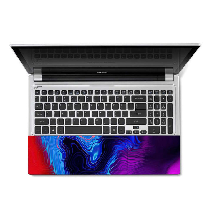 Full Panel Laptop Skin - Swirls Abstract Art