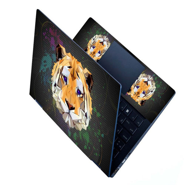 Full Panel Laptop Skin - Tiger Abstract