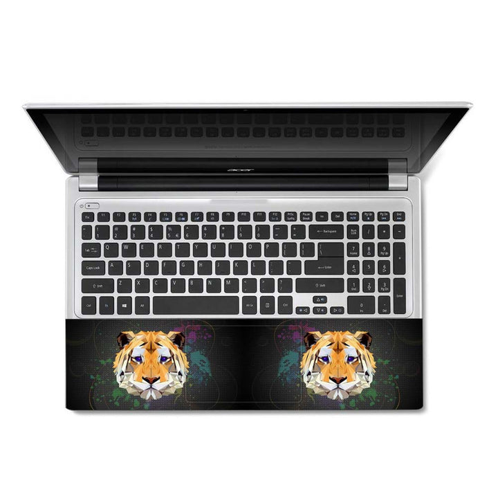 Full Panel Laptop Skin - Tiger Abstract