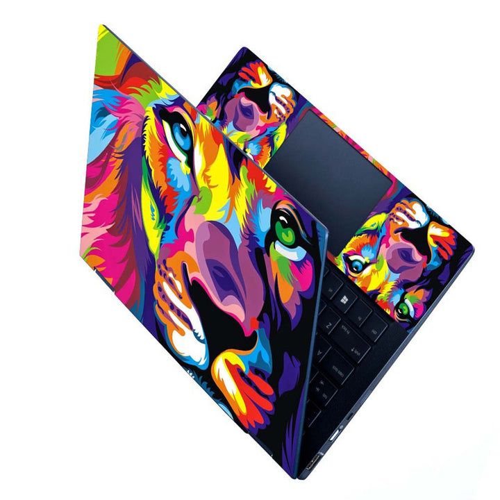 Full Panel Laptop Skin - Tiger Art