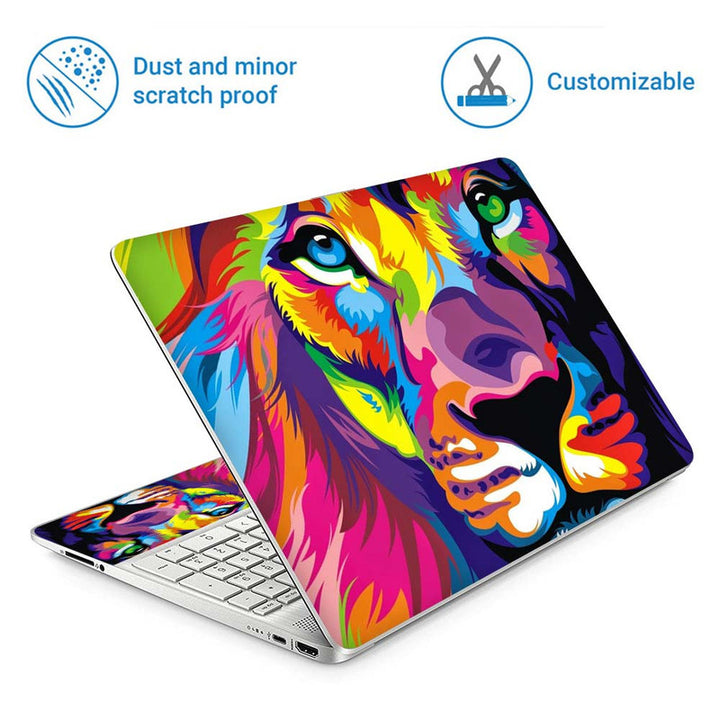 Full Panel Laptop Skin - Tiger Art