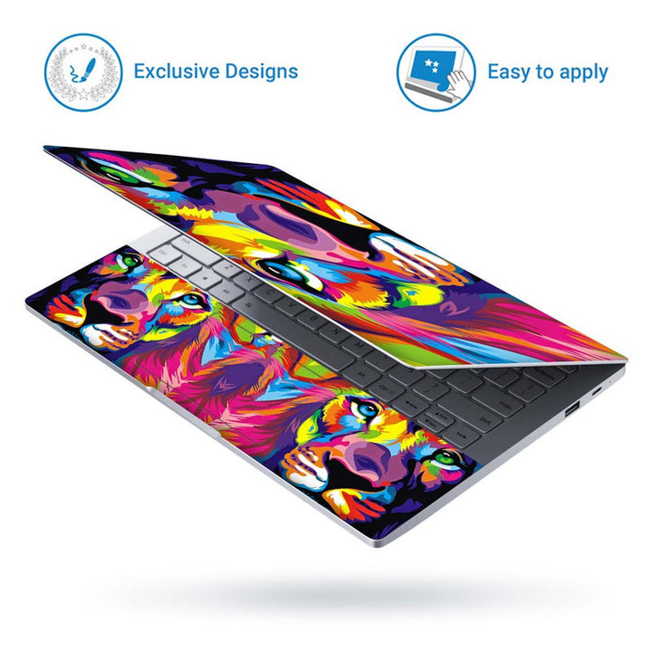 Full Panel Laptop Skin - Tiger Art