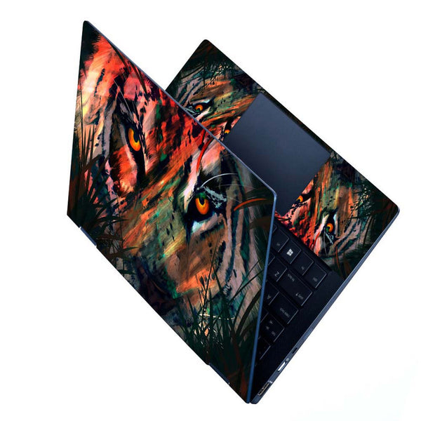 Full Panel Laptop Skin - Tiger Digital Art