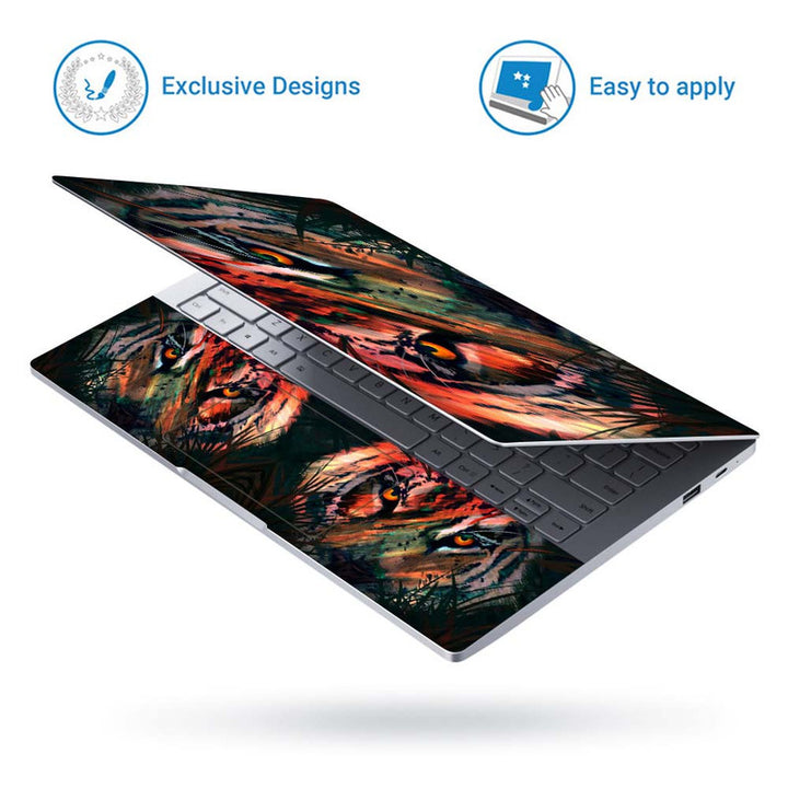 Full Panel Laptop Skin - Tiger Digital Art