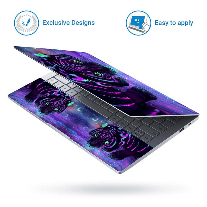 Full Panel Laptop Skin - Tiger Fantasy Digital Art