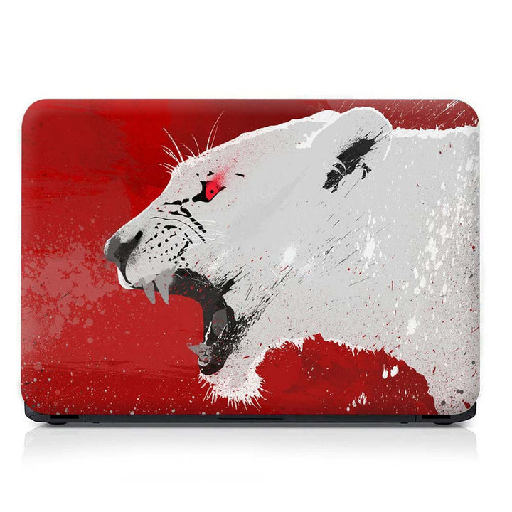 Full Panel Laptop Skin - Tiger Roar Art